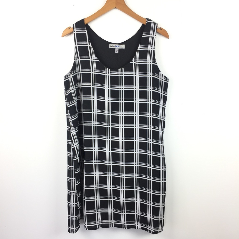 Window Pane Tank Dress